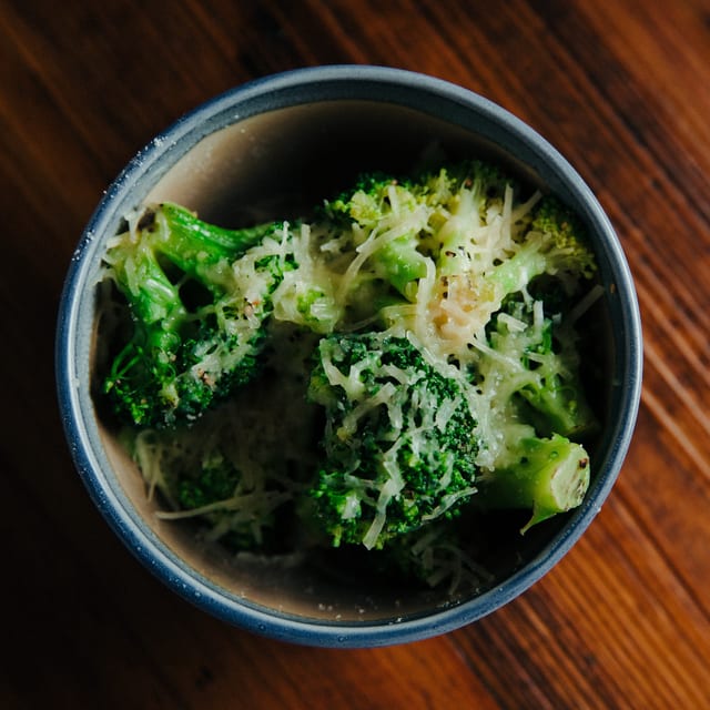 Steamed Broccoli.