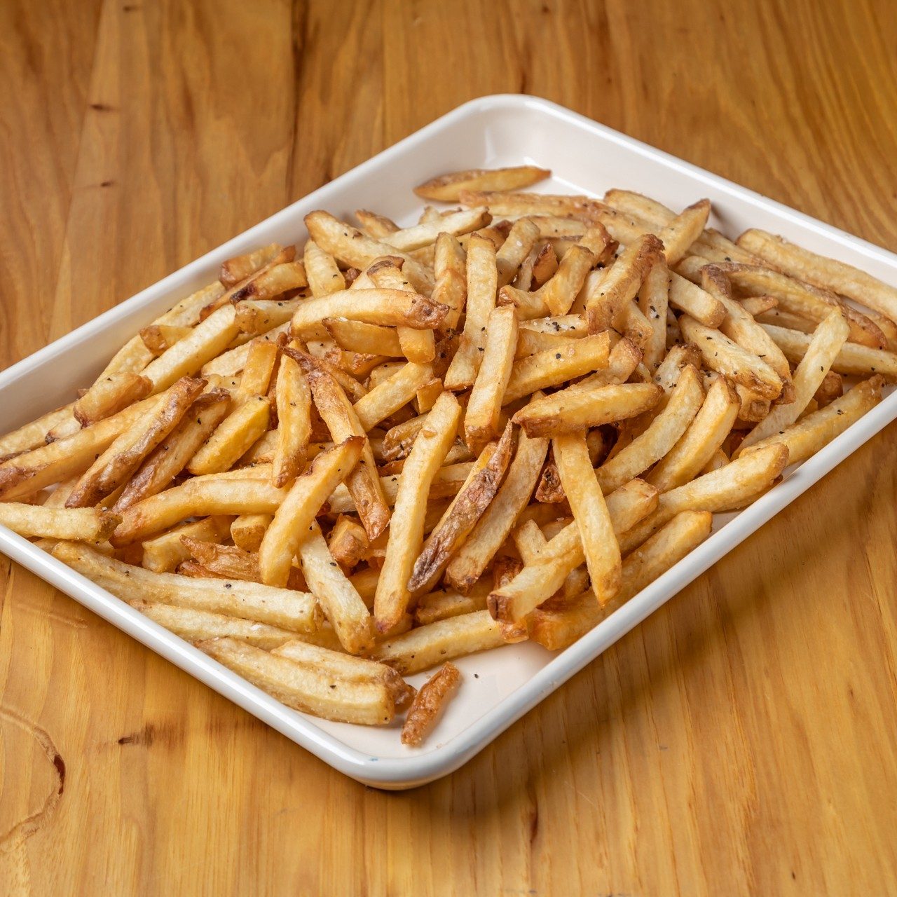 Hand Cut Fries.